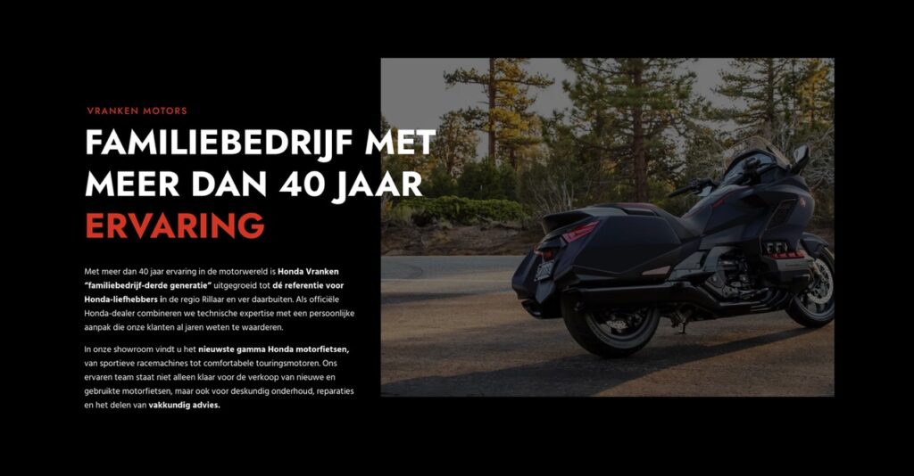 Website laten maken Rillaar Vranken Motors