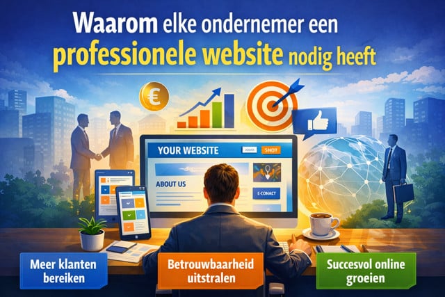 Waarom elke ondernemer een professionele website nodig heeft